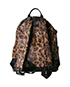 Studded Leopard-Print Backpack, back view